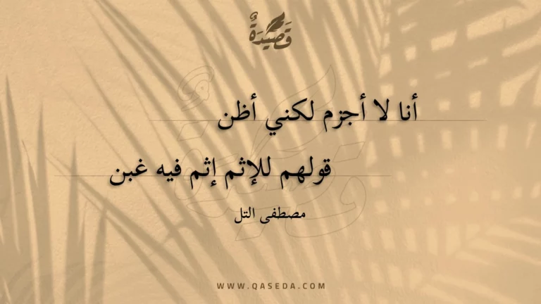 قصيدة أنا لا أجزم لكني أظن