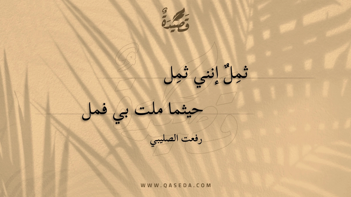 قصيدة ثمل إنني ثمل