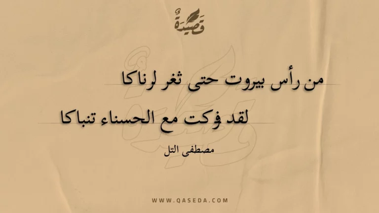 قصيدة من رأس بيروت حتى ثغر لرناكا